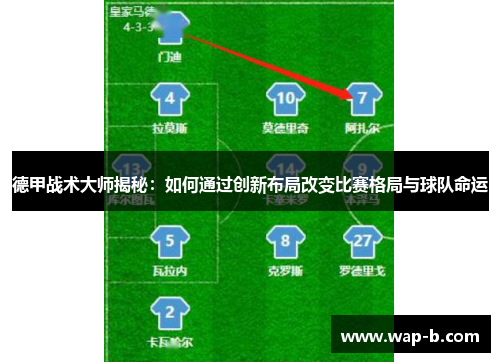 德甲战术大师揭秘：如何通过创新布局改变比赛格局与球队命运